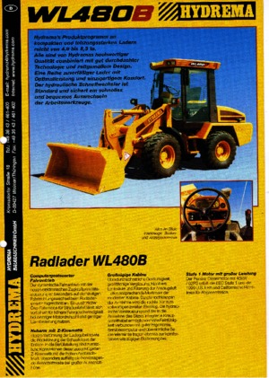 व्हील लोडर Hydrema WL 480 B