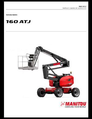 व्हील्ड आर्टिकुलेटिंग बूम लिफ्ट Manitou 160 ATJ