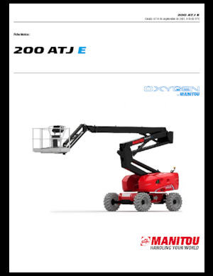 व्हील्ड आर्टिकुलेटिंग बूम लिफ्ट Manitou 200 ATJ E