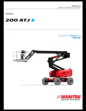 व्हील्ड आर्टिकुलेटिंग बूम लिफ्ट Manitou 200 ATJ E