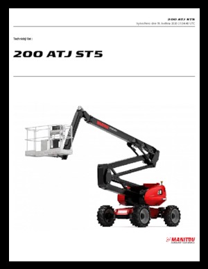 व्हील्ड आर्टिकुलेटिंग बूम लिफ्ट Manitou 200 ATJ ST3A