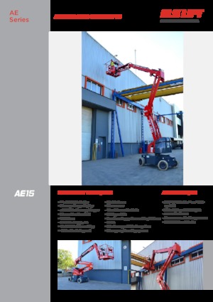 व्हील्ड आर्टिकुलेटिंग बूम लिफ्ट ELS Lift AE 15