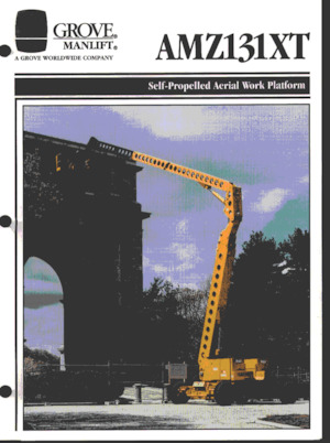 व्हील्ड आर्टिकुलेटिंग बूम लिफ्ट Grove-Manlift AMZ 131 XT