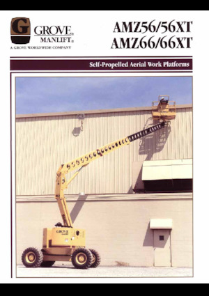 व्हील्ड आर्टिकुलेटिंग बूम लिफ्ट Grove-Manlift AMZ 66 XT