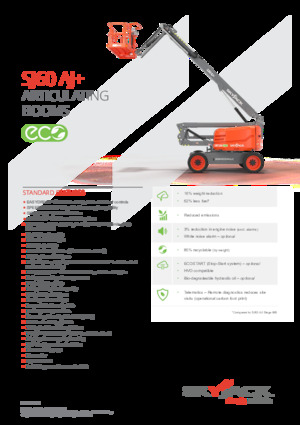 व्हील्ड आर्टिकुलेटिंग बूम लिफ्ट Skyjack SJ 60 AJ+