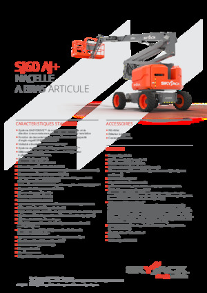 व्हील्ड आर्टिकुलेटिंग बूम लिफ्ट Skyjack SJ 60 AJ+
