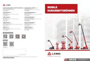 व्हील्ड आर्टिकुलेटिंग बूम लिफ्ट LGMG  AR20JE-2