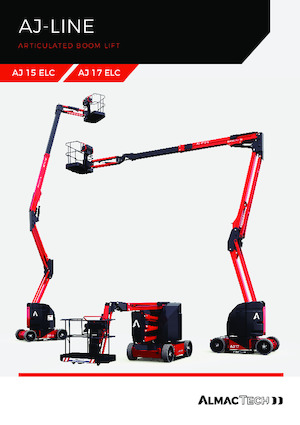 व्हील्ड आर्टिकुलेटिंग बूम लिफ्ट Almac AJ 17 ELC