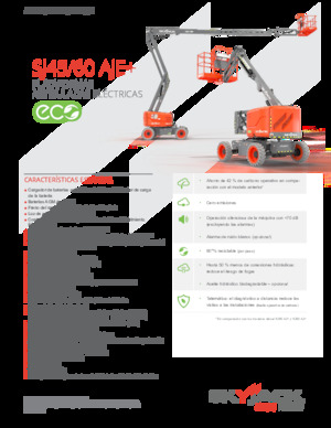 व्हील्ड आर्टिकुलेटिंग बूम लिफ्ट Skyjack SJ45 AJE+