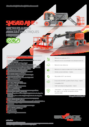 व्हील्ड आर्टिकुलेटिंग बूम लिफ्ट Skyjack SJ60 AJHE+