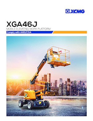 व्हील्ड आर्टिकुलेटिंग बूम लिफ्ट XCMG XGA46J