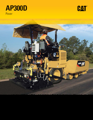 व्हील्ड एस्फाल्ट पेवर Caterpillar AP300D