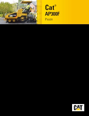 व्हील्ड एस्फाल्ट पेवर Caterpillar AP300F
