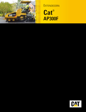 व्हील्ड एस्फाल्ट पेवर Caterpillar AP300F