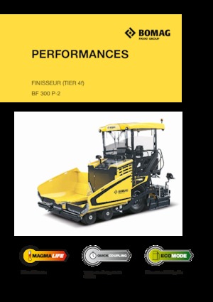 व्हील्ड एस्फाल्ट पेवर Bomag BF 300 P 2 S 340-2