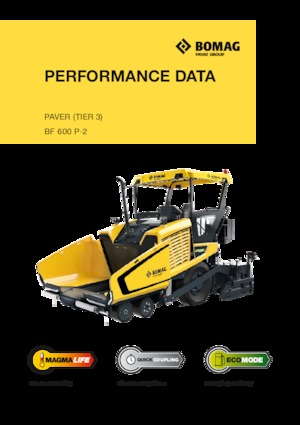 व्हील्ड एस्फाल्ट पेवर Bomag BF 600 P-2 S 600