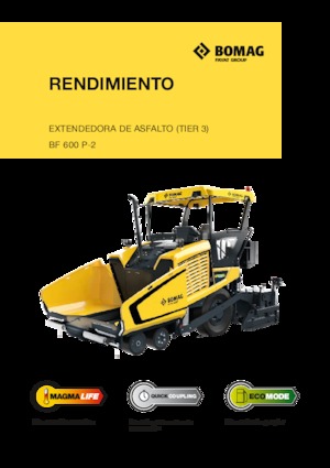 व्हील्ड एस्फाल्ट पेवर Bomag BF 600 P-2 S 500