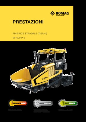 व्हील्ड एस्फाल्ट पेवर Bomag BF 600 P-2 S 500