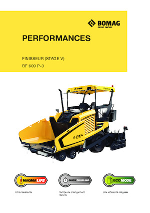 व्हील्ड एस्फाल्ट पेवर Bomag BF 600 P-3 S 500