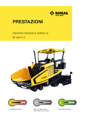 व्हील्ड एस्फाल्ट पेवर Bomag BF 600 P-3 S 500