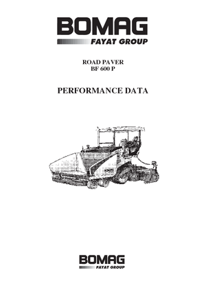 व्हील्ड एस्फाल्ट पेवर Bomag BF 600 P-HSE