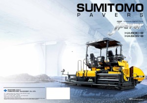 व्हील्ड एस्फाल्ट पेवर Sumitomo HA60W-8