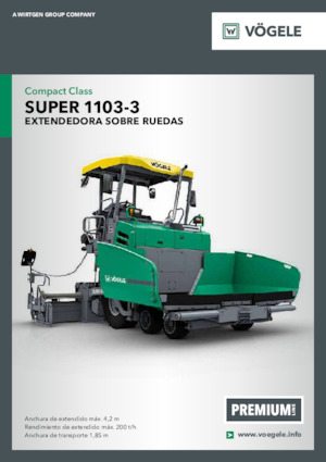 व्हील्ड एस्फाल्ट पेवर Vögele Super 1103-3
