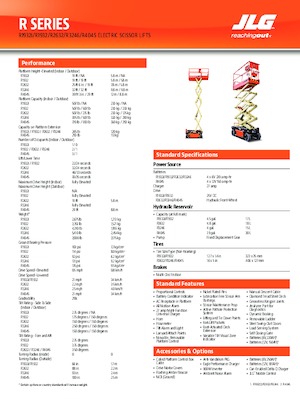 व्हील्ड सिज़र लिफ्ट JLG R2632