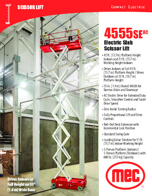 व्हील्ड सिज़र लिफ्ट MEC 4555SEAC Compact