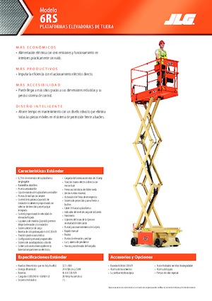 व्हील्ड सिज़र लिफ्ट JLG 6RS