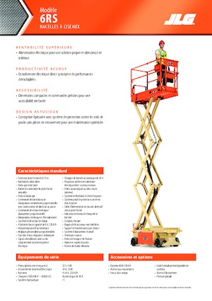 व्हील्ड सिज़र लिफ्ट JLG 6RS