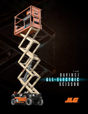 व्हील्ड सिज़र लिफ्ट JLG AE1932