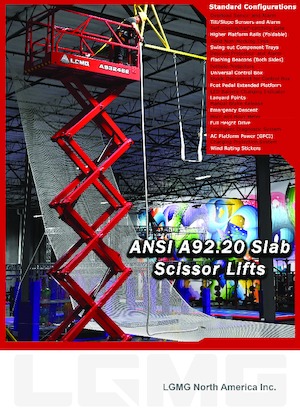 व्हील्ड सिज़र लिफ्ट LGMG  AS2632 