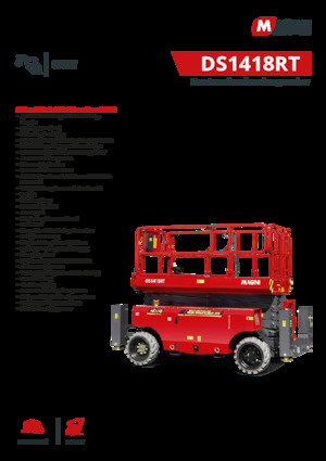 व्हील्ड सिज़र लिफ्ट MAGNI DS1418RT