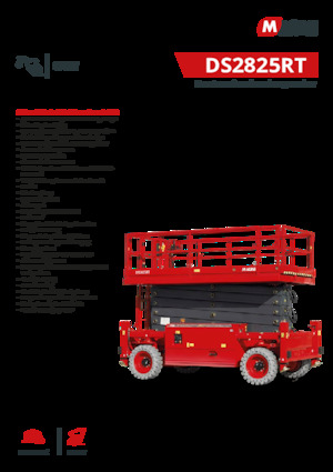 व्हील्ड सिज़र लिफ्ट MAGNI DS2825RT
