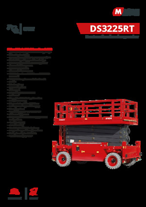 व्हील्ड सिज़र लिफ्ट MAGNI DS3225RT