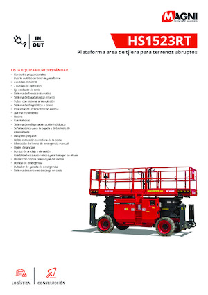 व्हील्ड सिज़र लिफ्ट MAGNI HS1523RT