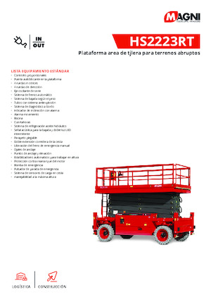 व्हील्ड सिज़र लिफ्ट MAGNI HS2223RT 