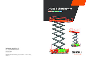 व्हील्ड सिज़र लिफ्ट Dingli JCPT3214DC