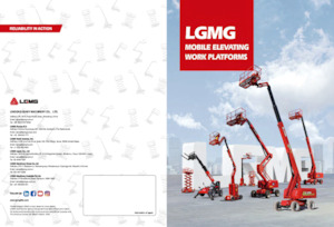 व्हील्ड सिज़र लिफ्ट LGMG  S0812EII 