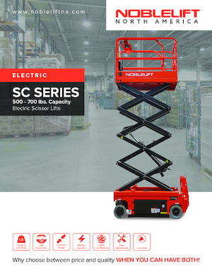 व्हील्ड सिज़र लिफ्ट Noblelift SC1930EC