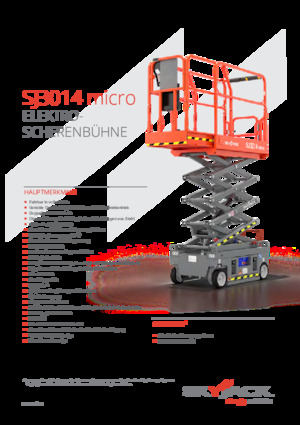 व्हील्ड सिज़र लिफ्ट Skyjack SJ3014 
