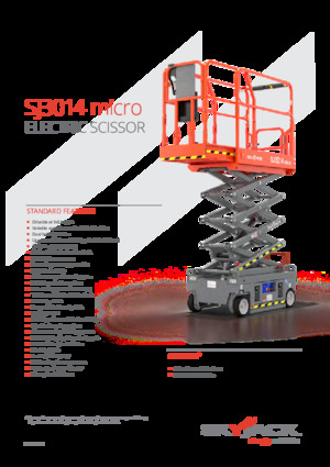 व्हील्ड सिज़र लिफ्ट Skyjack SJ3014 