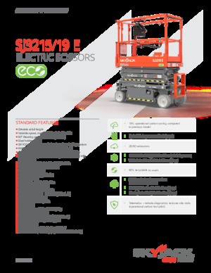 व्हील्ड सिज़र लिफ्ट Skyjack SJ3215E