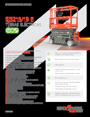 व्हील्ड सिज़र लिफ्ट Skyjack SJ3215E