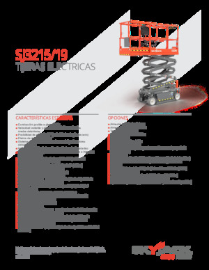 व्हील्ड सिज़र लिफ्ट Skyjack SJ3219 