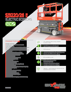 व्हील्ड सिज़र लिफ्ट Skyjack SJ3220E