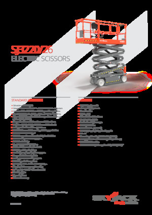 व्हील्ड सिज़र लिफ्ट Skyjack SJ3226 