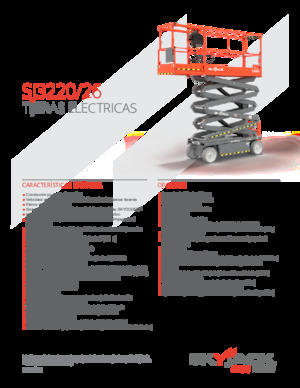व्हील्ड सिज़र लिफ्ट Skyjack SJ3226 