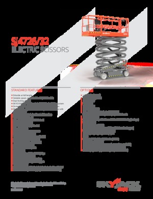 व्हील्ड सिज़र लिफ्ट Skyjack SJ4732 